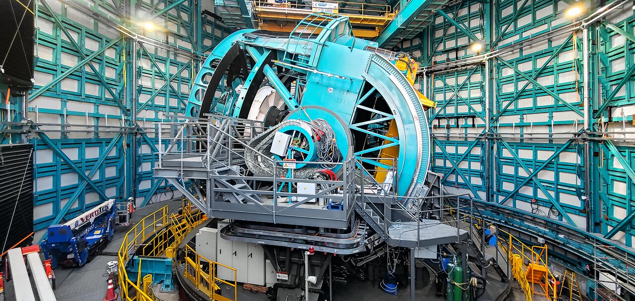Обзорный телескоп Simonyi обсерватории Веры С. Рубин готов к приему оптических компонентов